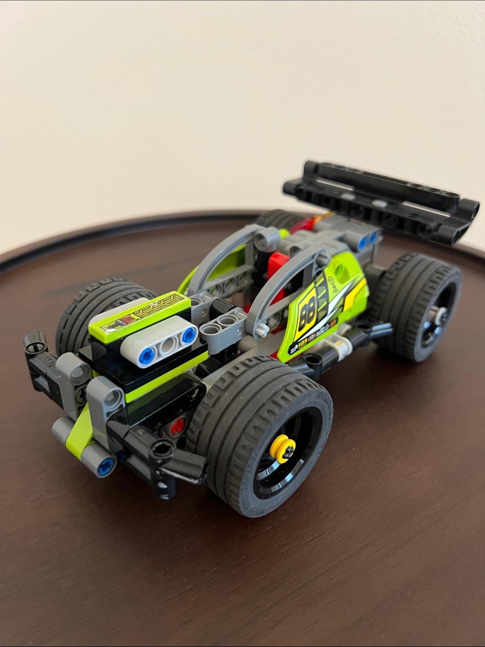 RETIRED Lego Technic WHACK Green and Black Racing Car Building Toy